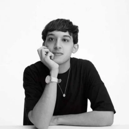 Jacob Olmedo (b. Sheboygan, Wisconsin, lives and works in New York, NY) holds a BFA in Fashion Design from the School of Fashion at Parsons. He is a designer and artist who focuses on sustainability and the future of fashion through textiles and garments. He was awarded the Designer of the Year, Future Textiles Award in 2017 from Parson School of Fashion, the Role Models Competition from the Healthy Materials Lab, and was a finalist for the International Dorothy Waxman Talking Textile Award for his work integrating fashion and plant life. Jacob practices in-depth research, experimental material development, user testing, and garment construction, all as a part of his continuing design work And The World Will Be As One. And The World Will Be As One showcases an array of important relationships we as humans have with our clothing and our natural world.
