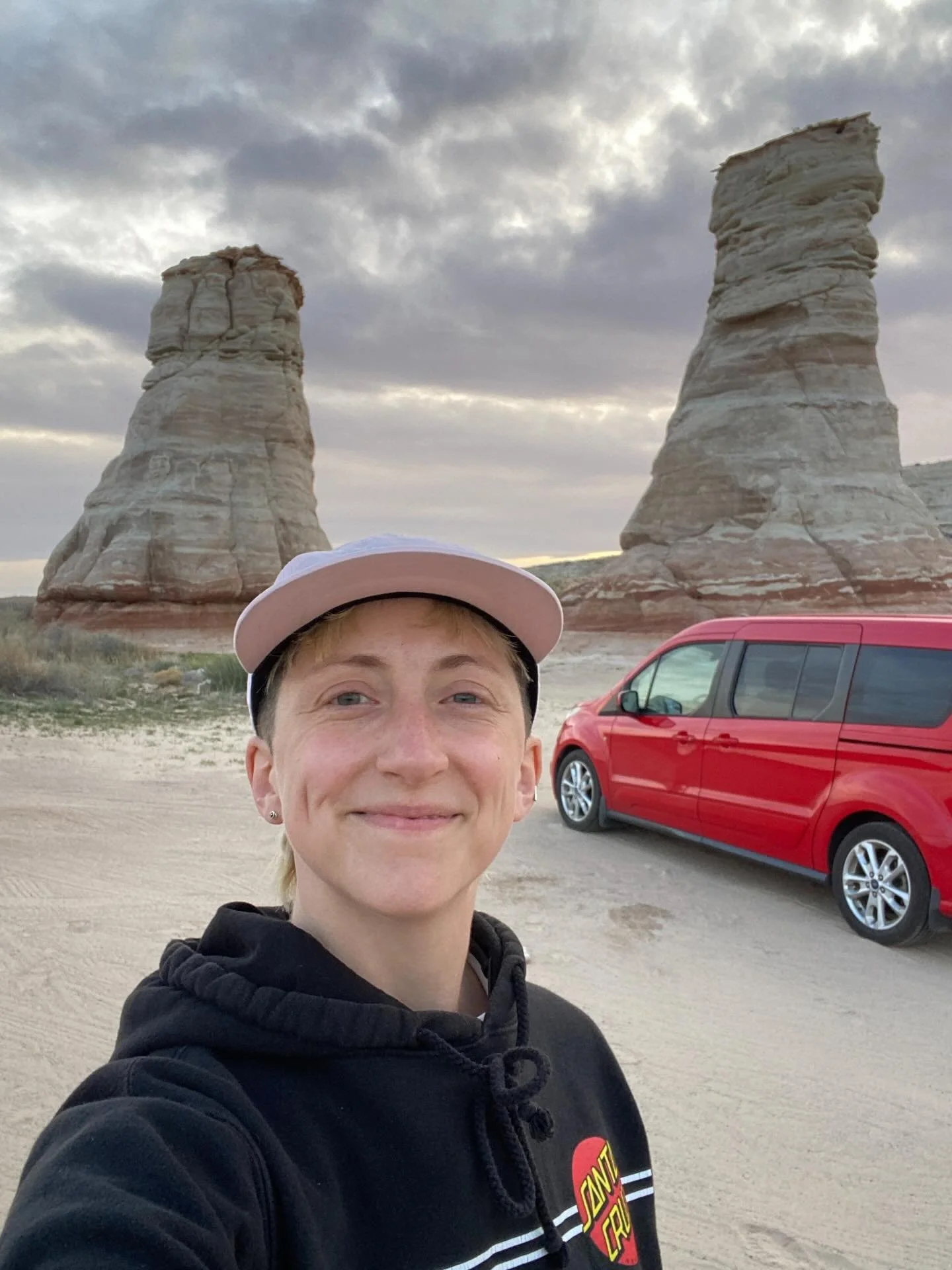 here i am being trans and visible and cute on a road trip and somehow finding the will to live authentically and take up space every day. ily! 🏳️&zwj;⚧️