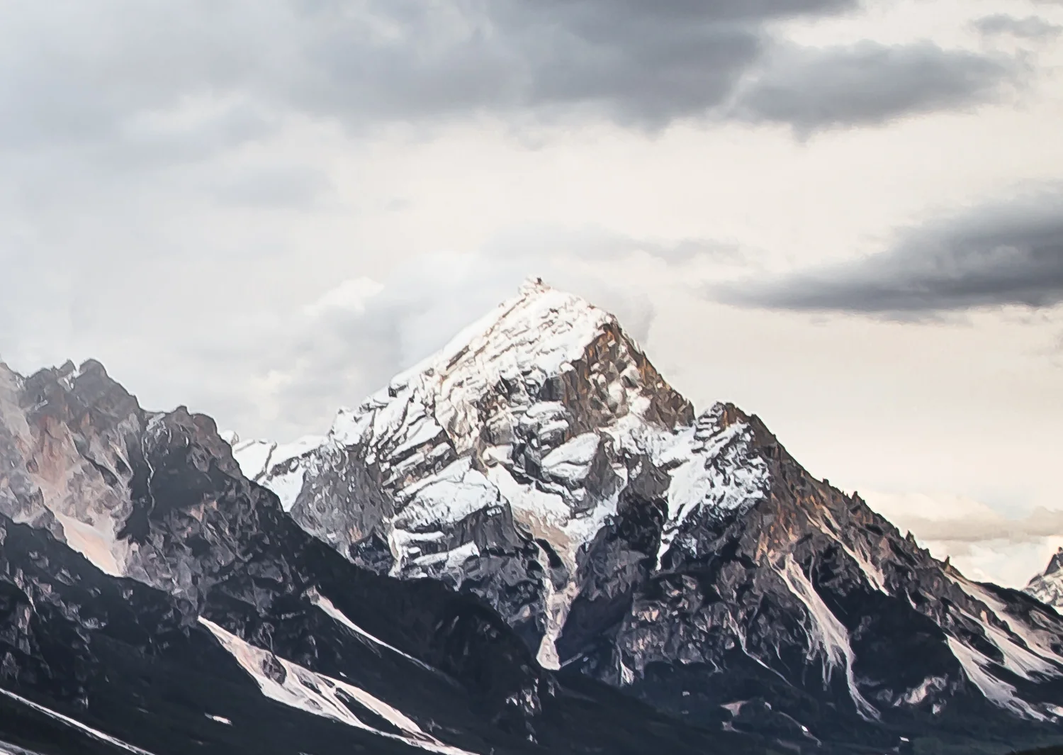 Frozen Cadore, in late Winter