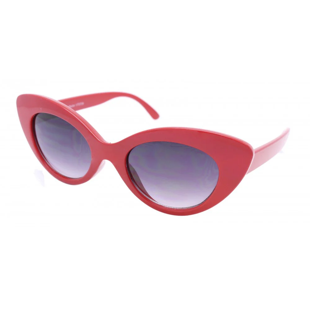 red cateye sunglasses