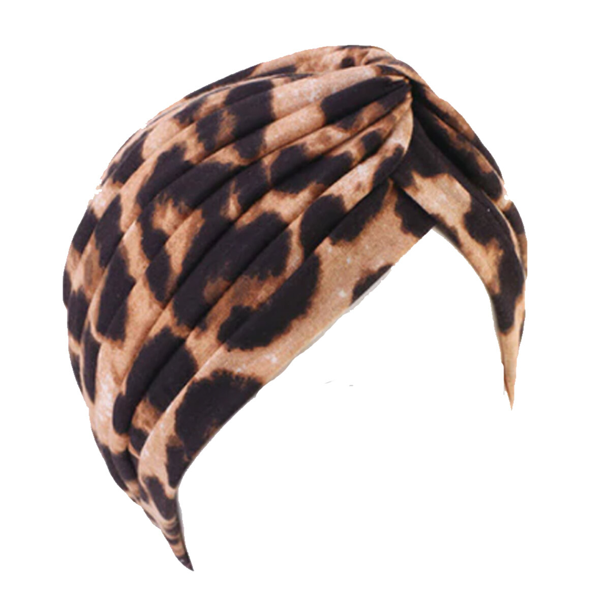 Leopard Pull On Turban