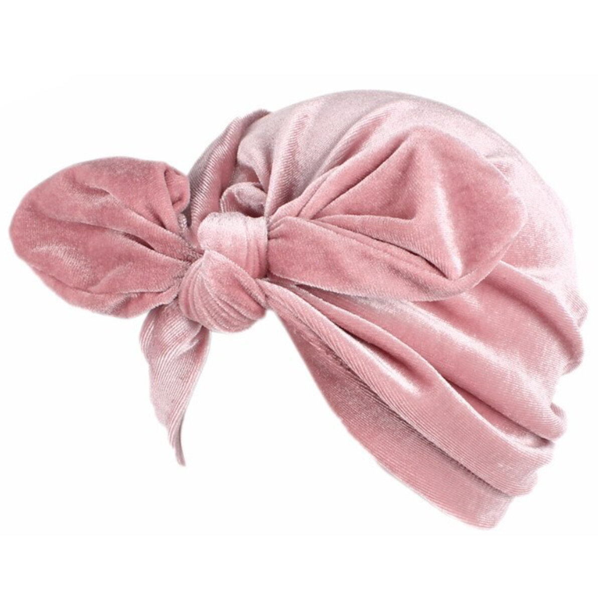 Blush Knot Front Pull On Turban 