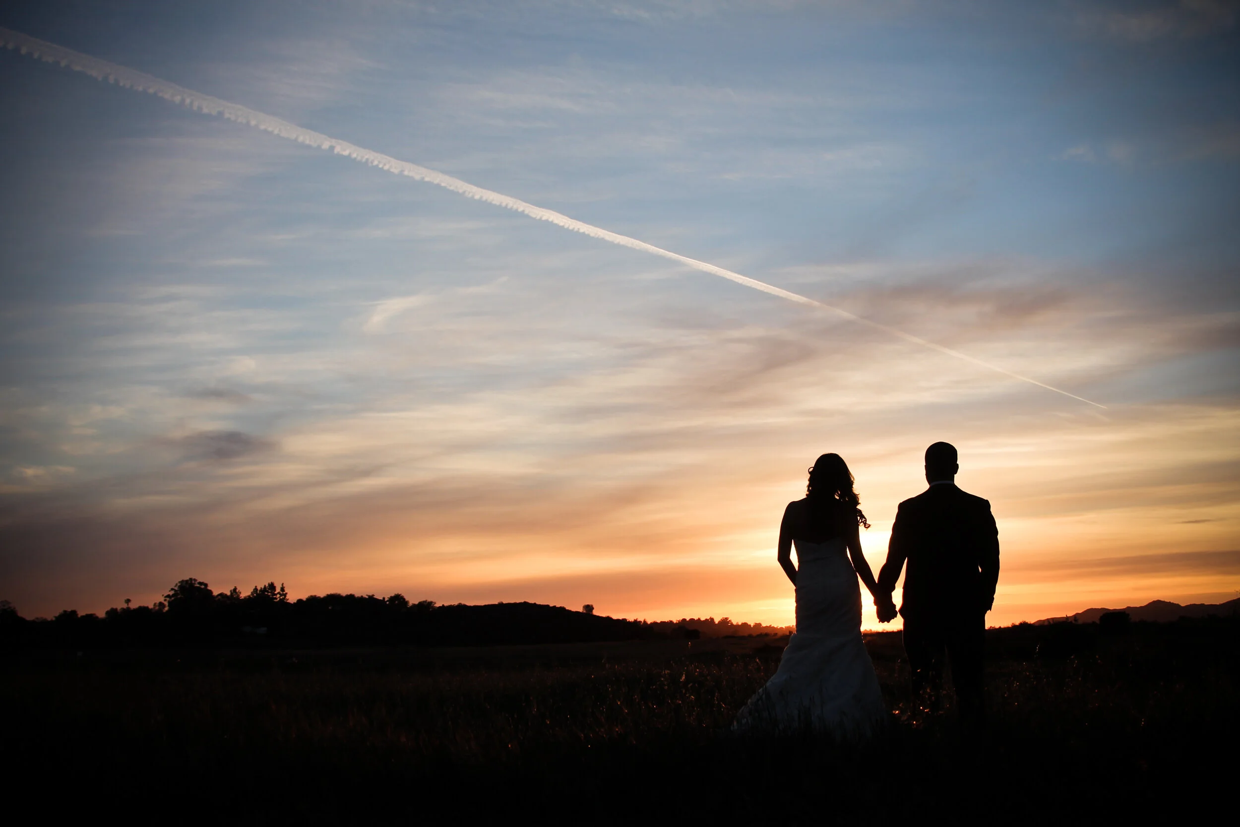 Sunset Wedding Picture
