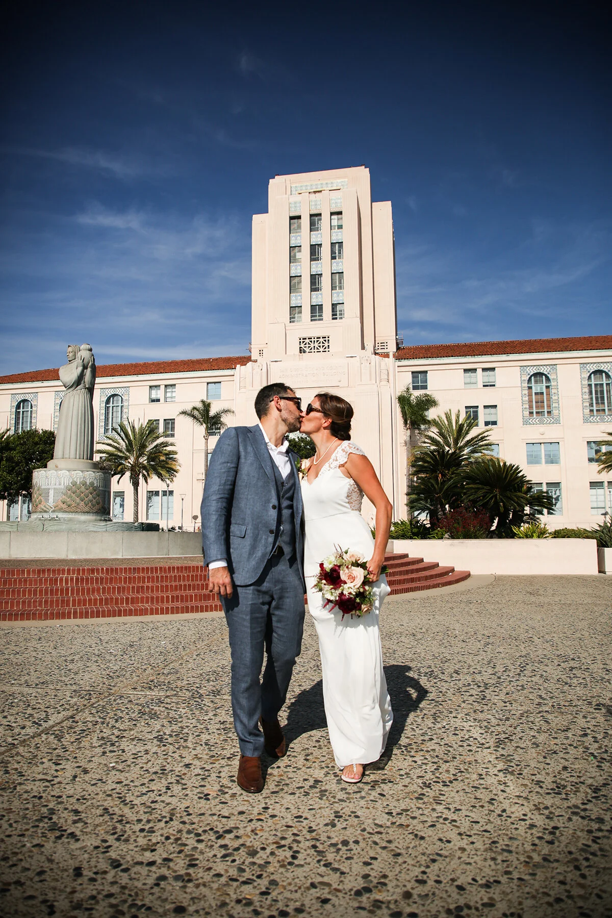 San Diego Courthouse Wedding Pictures