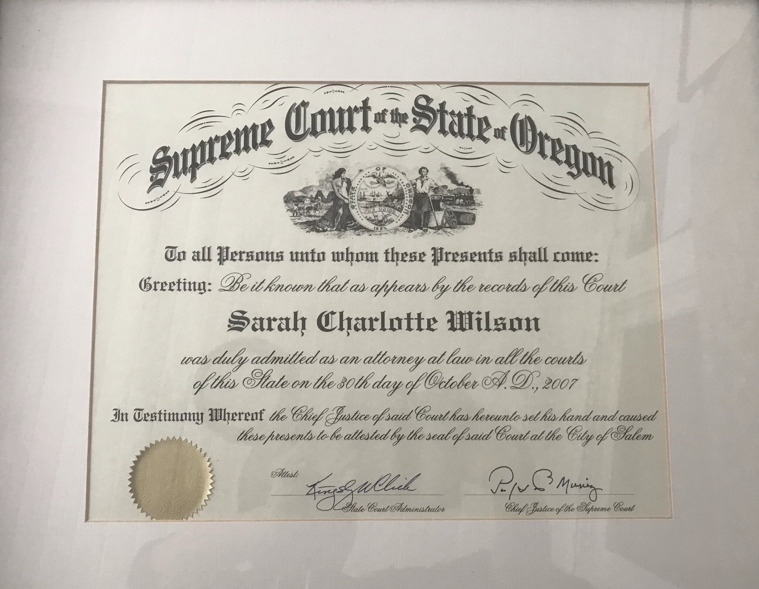 Law Practice Southern Oregon Rogue Valley