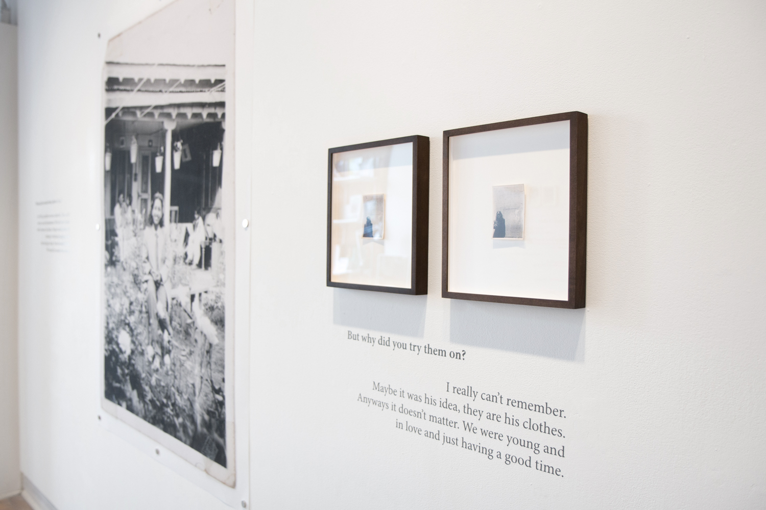  Installation view from Dear Nani,Ryerson Artspace at the Gladstone Hotel, Toronto 2017. 