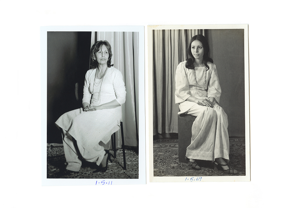  Rehana Naqvi, Karachi Pakistan 1969. Rehana Naqvi, Toronto Canada, 2011 