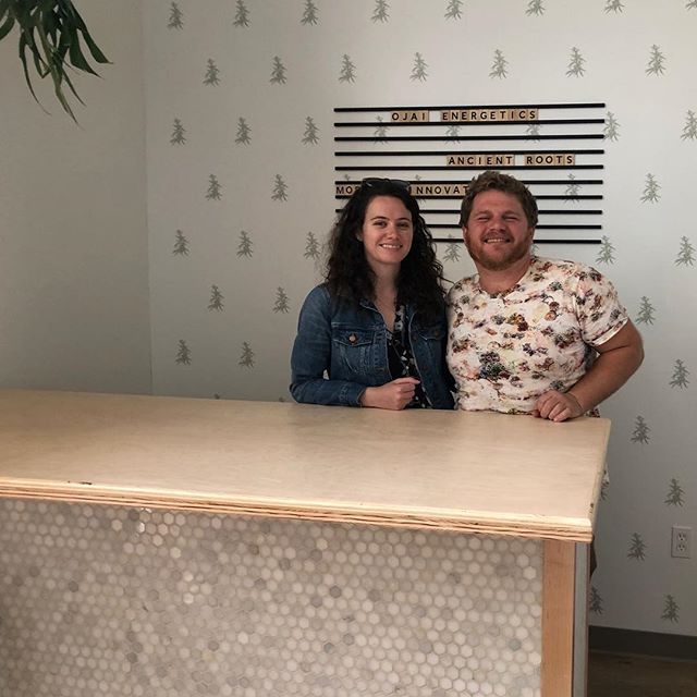 Hi Everyone! We&rsquo;ve been working hard to get our integrative health and experience center ready for y&rsquo;all! I&rsquo;m Caroline and this is my fianc&eacute;e William (founder of @ojaienergetics ) I&rsquo;m now offering acupuncture, herbal co