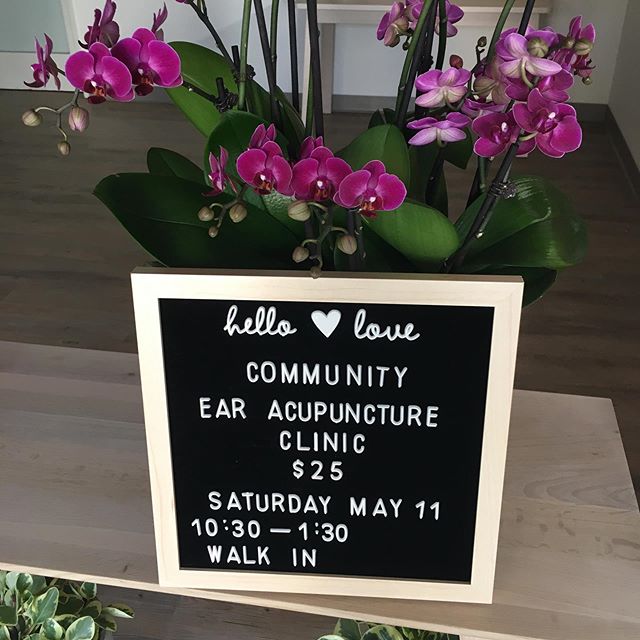 I&rsquo;m excited to be offering my first ear acupuncture clinic in our new space. Did you know what we can treat the entire body from just the ear? It is especially good for pain conditions, sleep, stress and anxiety. This Saturday, May 11, 10:30-1: