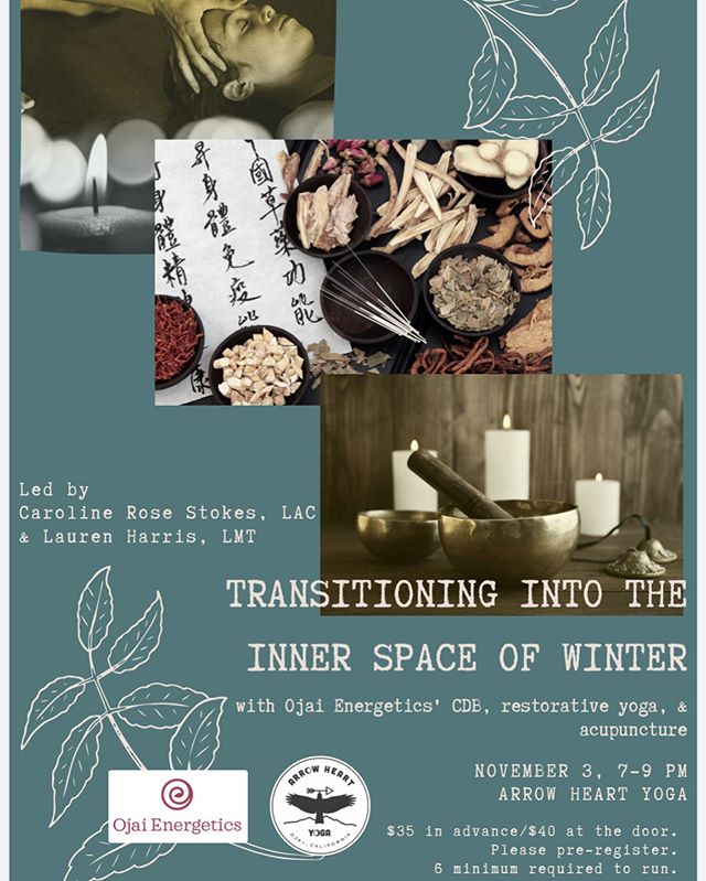 I&rsquo;m excited to be doing more events. It feels very exciting to be helping to nourish and relax groups of people. This event is Sunday 11/3 and @lali_light is going to lead a yummy CBD meditation with @ojaienergetics CBD. We will follow that wit