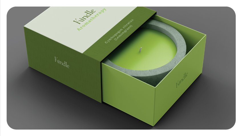 Kindle Candle Packaging