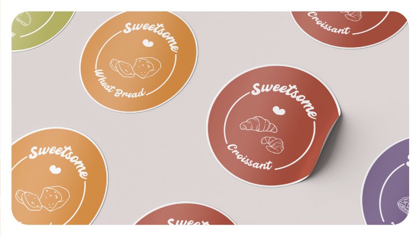 Sweetsome - Bakery Branding &amp; Packaging 