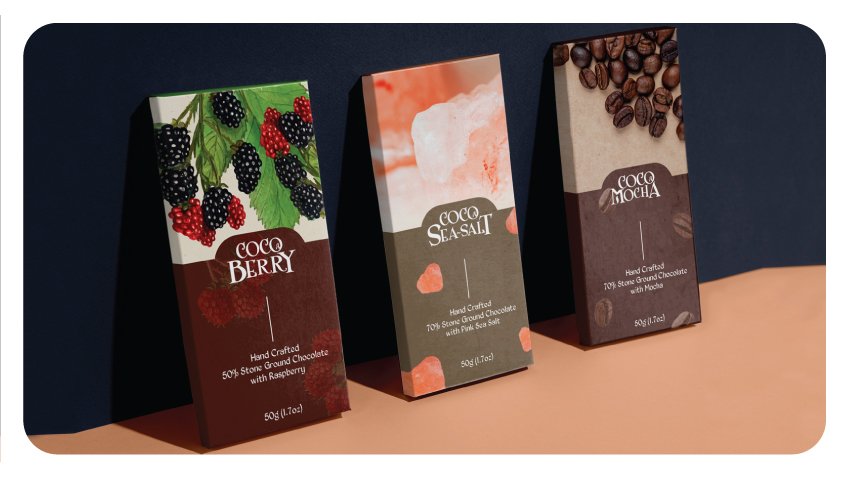 Cocoa Chocolate Bar Packaging