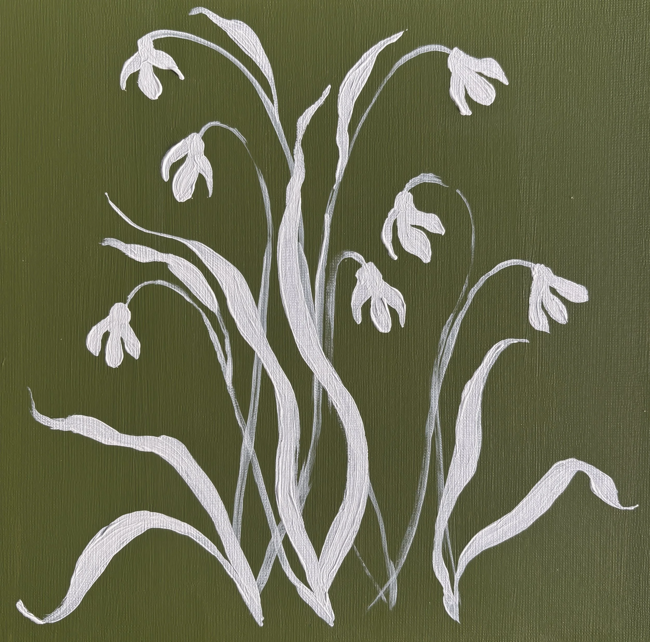Snowdrop Botanical Print | January