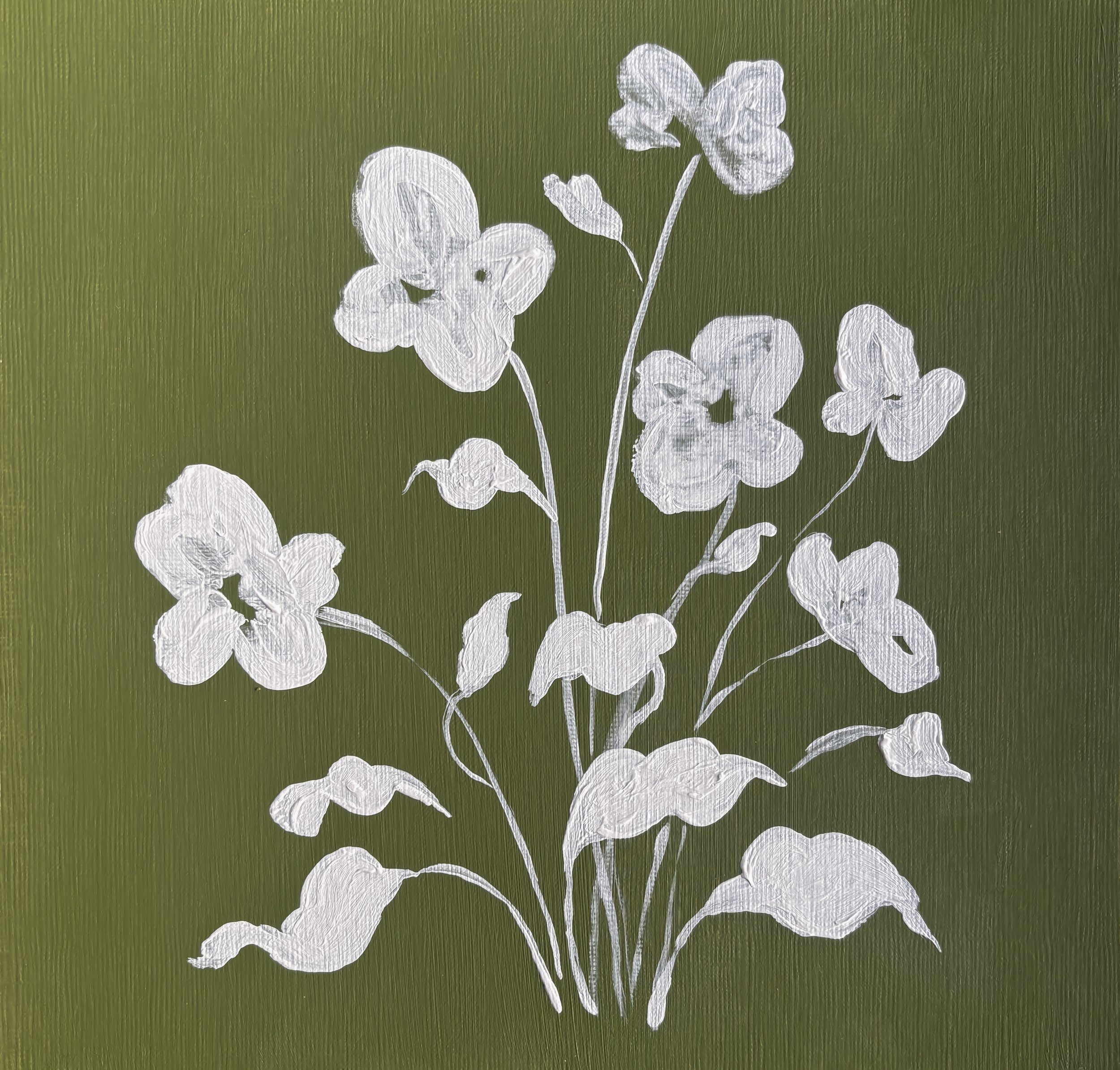 Pansies Botanical Print | February