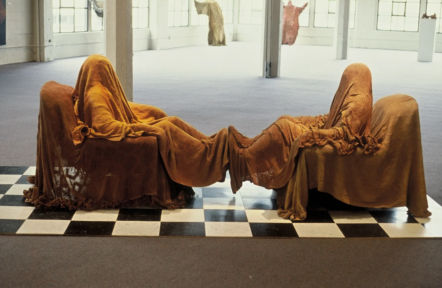 Sitting with Someone (life size)