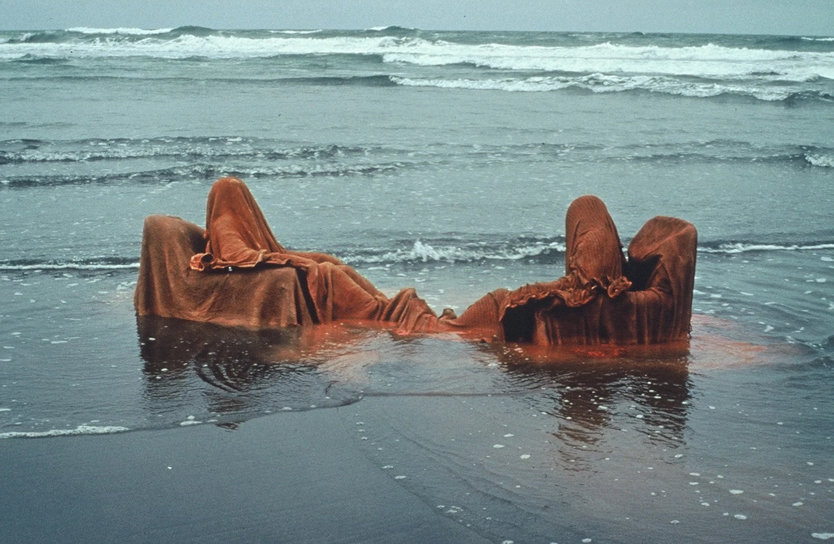 Stills from video of decomposition of Sitting with Someone
