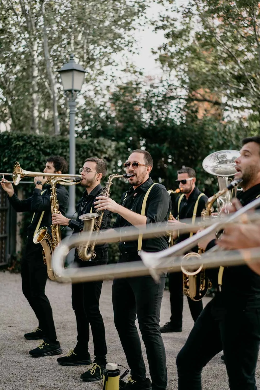 Musica txaranga directe aperitiu Orangerie