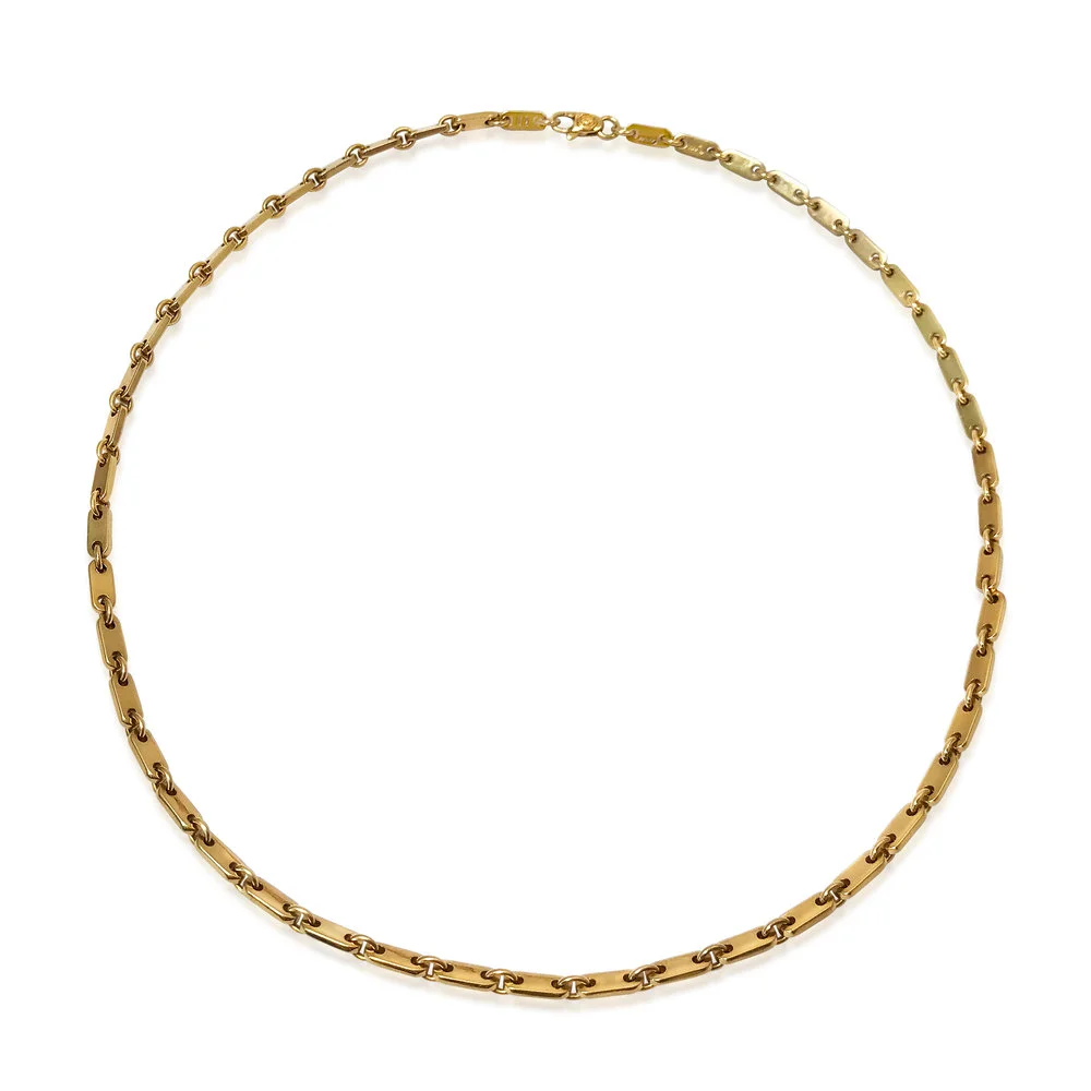 An 18K GOLD 'FIDELITY' CHAIN BY CARTIER