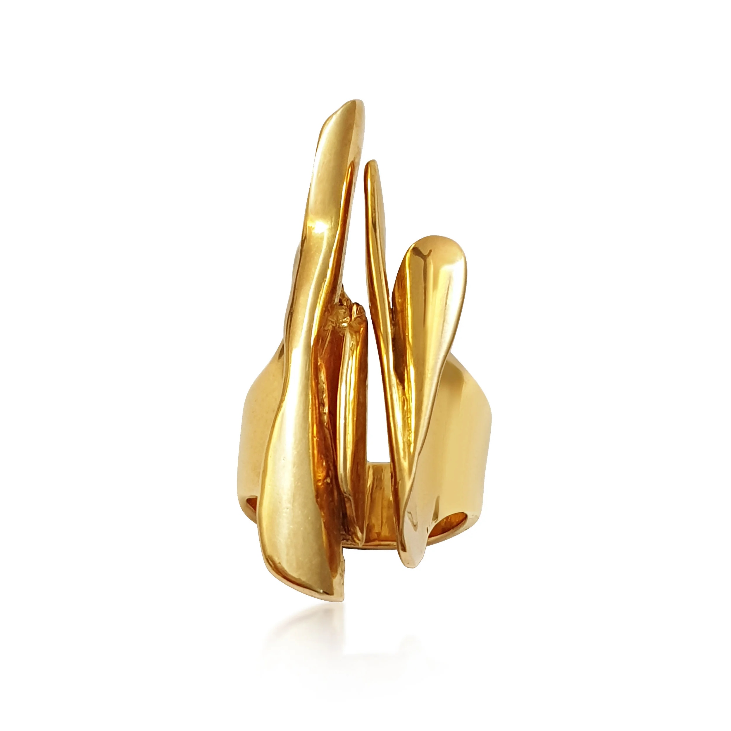 A Gold Sculptural Ring, by Alicia Penalba