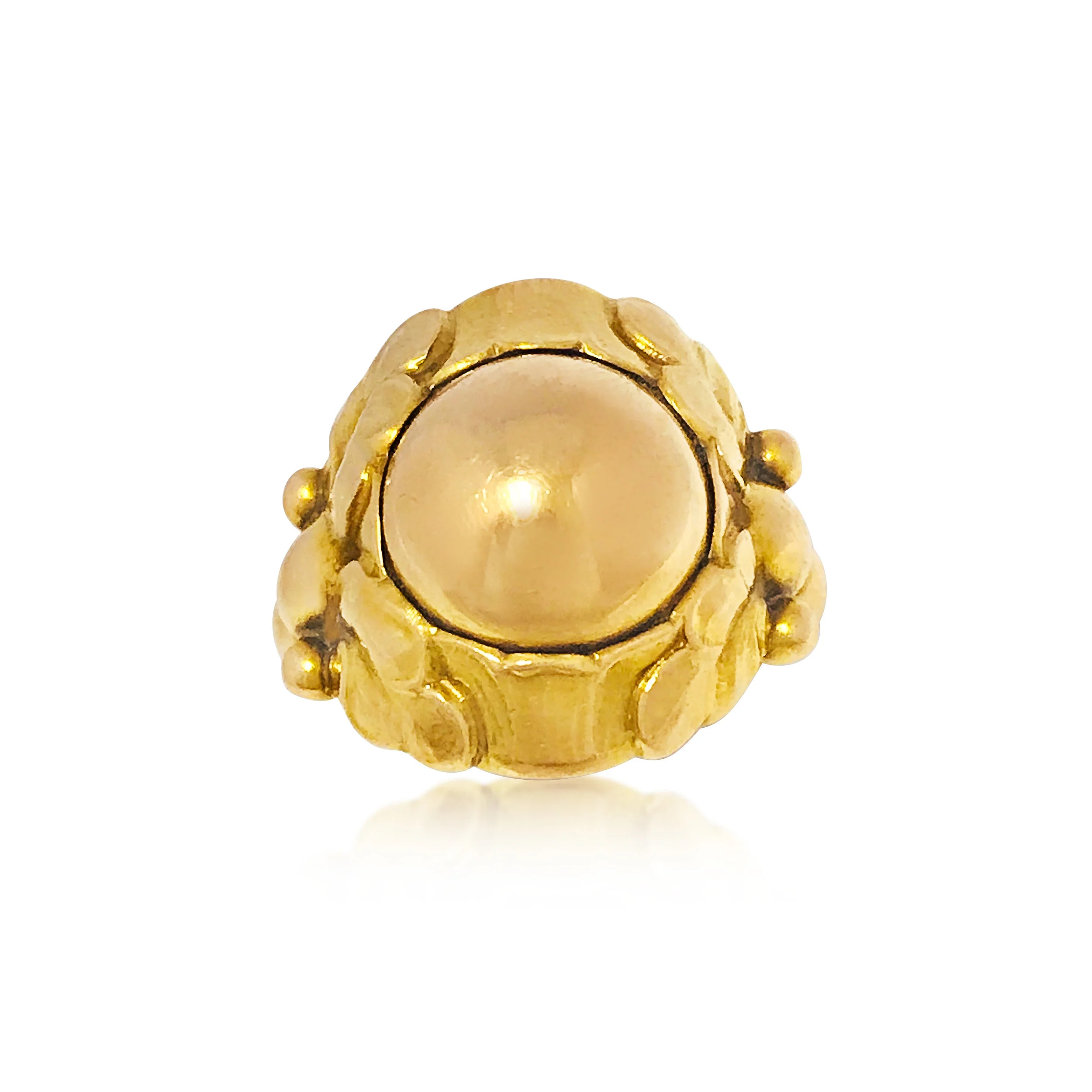 A Yellow Gold Ring, by Georg Jensen
