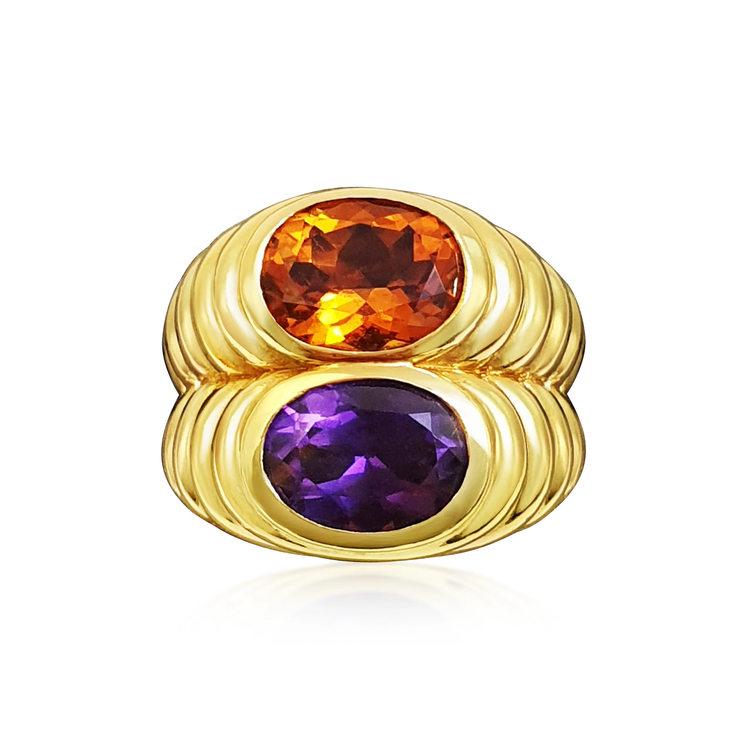 RI133:180619 Amethyst and Citrine Doppio ring by Bulgari.jpg
