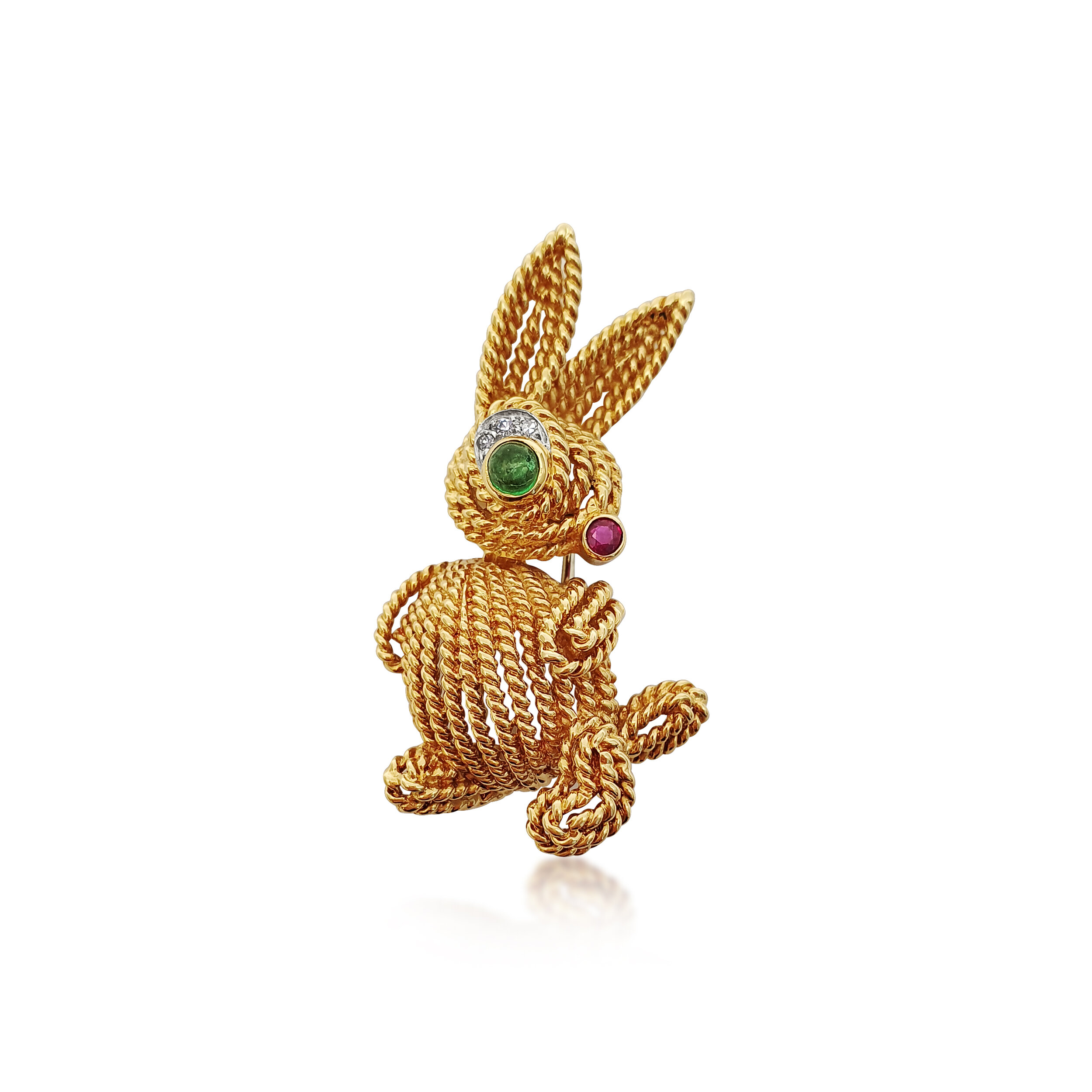 BO246:241019 Gold and Gem Set Brooch by VCA.jpg