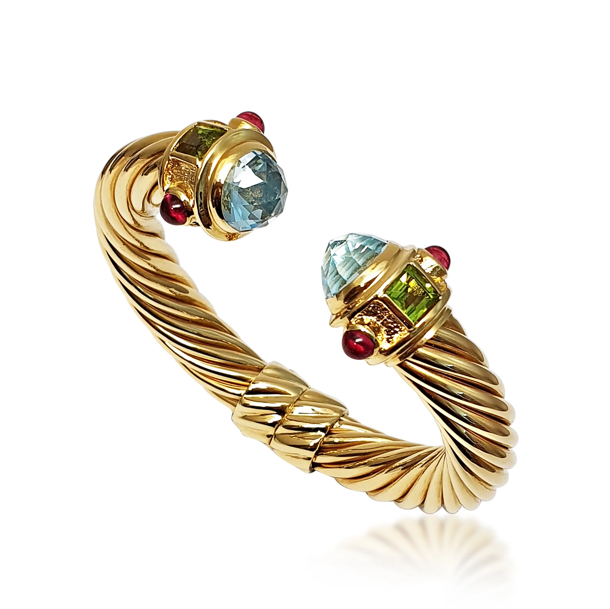 A Yellow Gold Multigem Bracelet, by David Yurman  