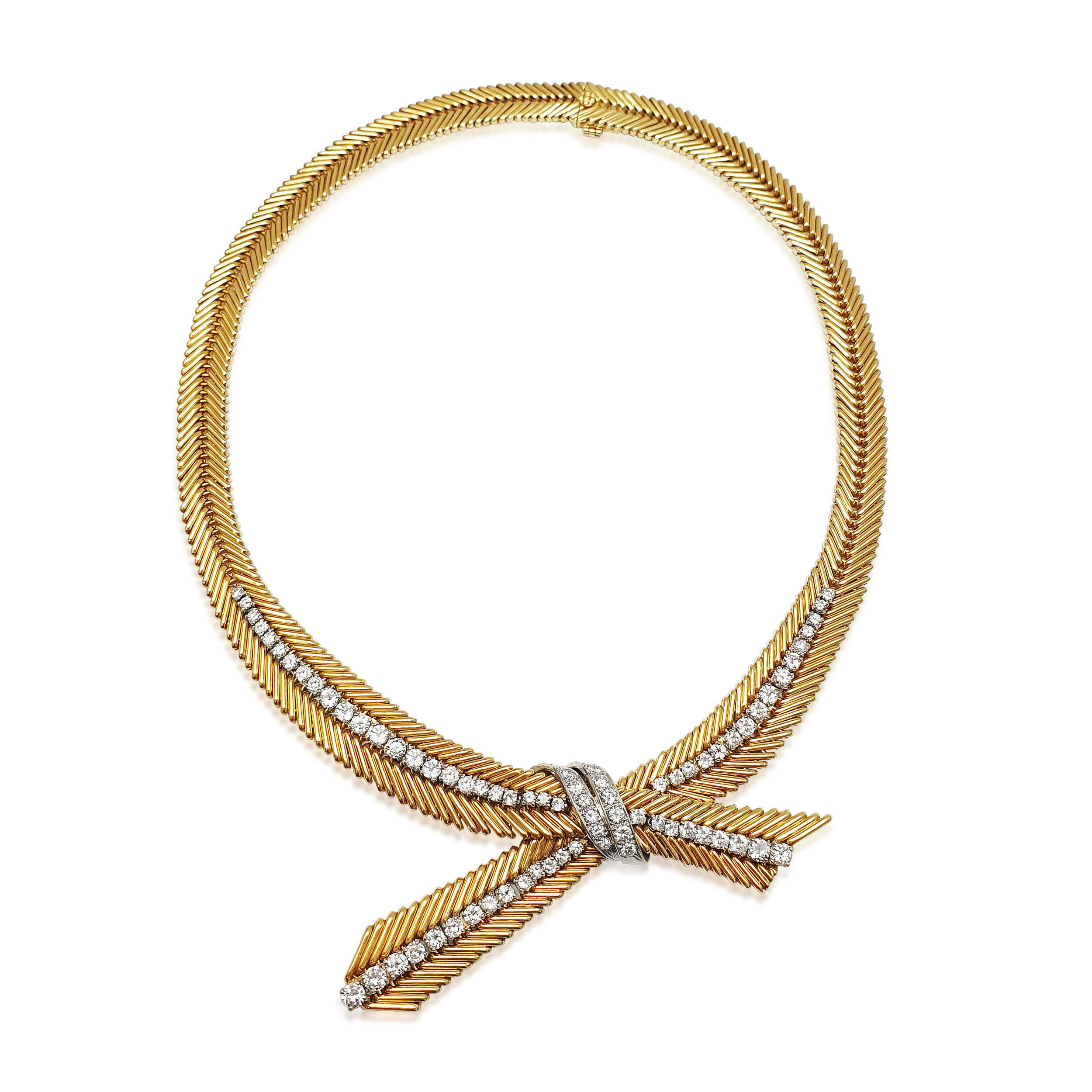 An 18k Gold and Diamond Necklace, by Van Cleef &amp; Arpels