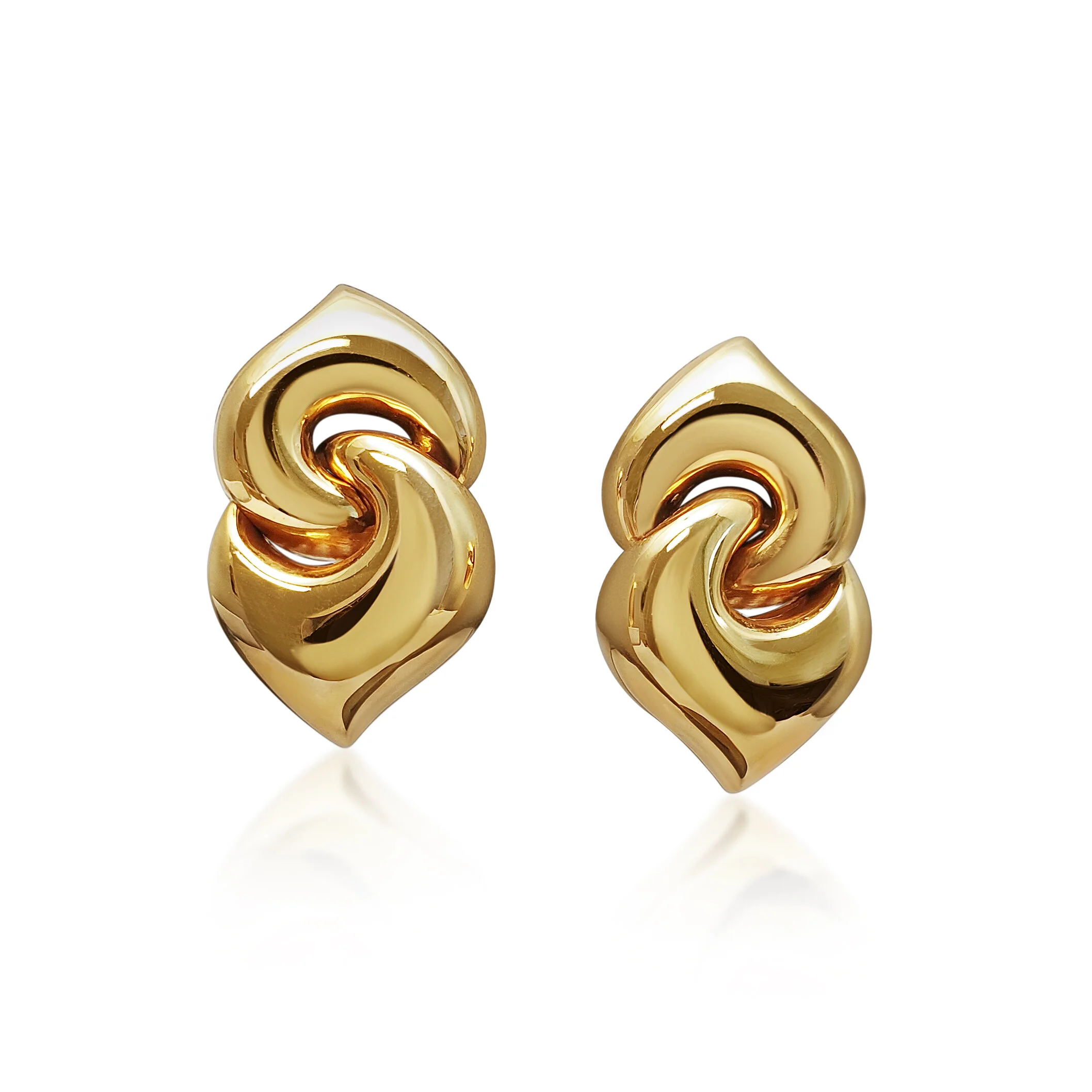 EA247:200617 A Pair of Gold %22Doppio Cuore' Earrings, by Bulgari.jpg