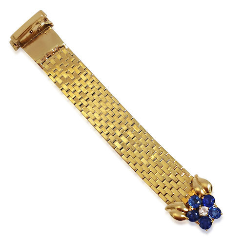  A Ludo Briquettes Gold and Sapphire Ring, by Van Cleef &amp; Arpels 