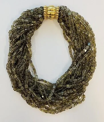 A Multi-strand Smoky Quartz Bead Necklace, by Verdura