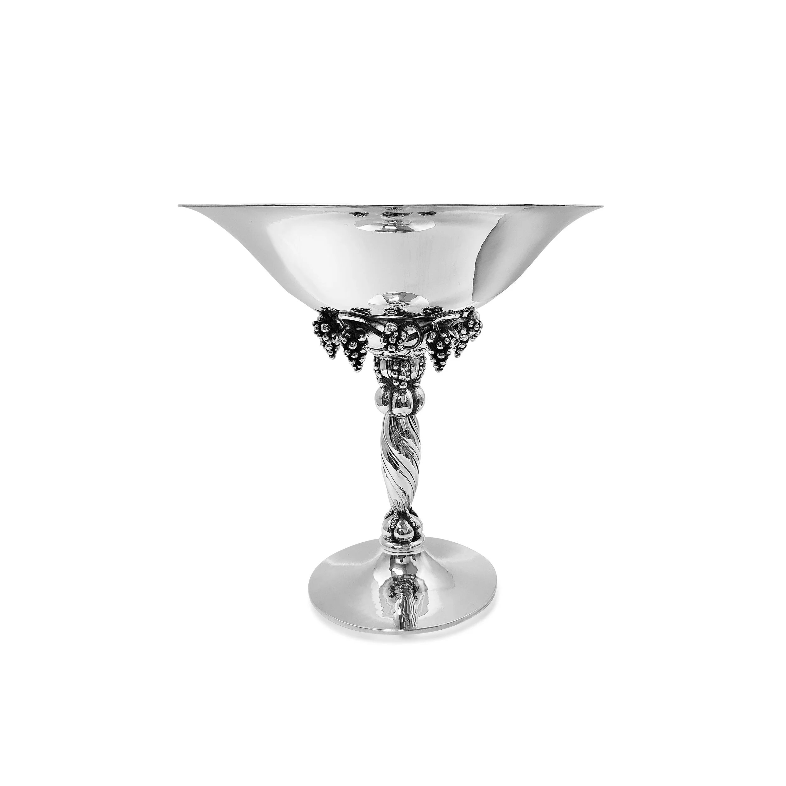 A Sterling Silver Grape Bowl, by Georg Jensen