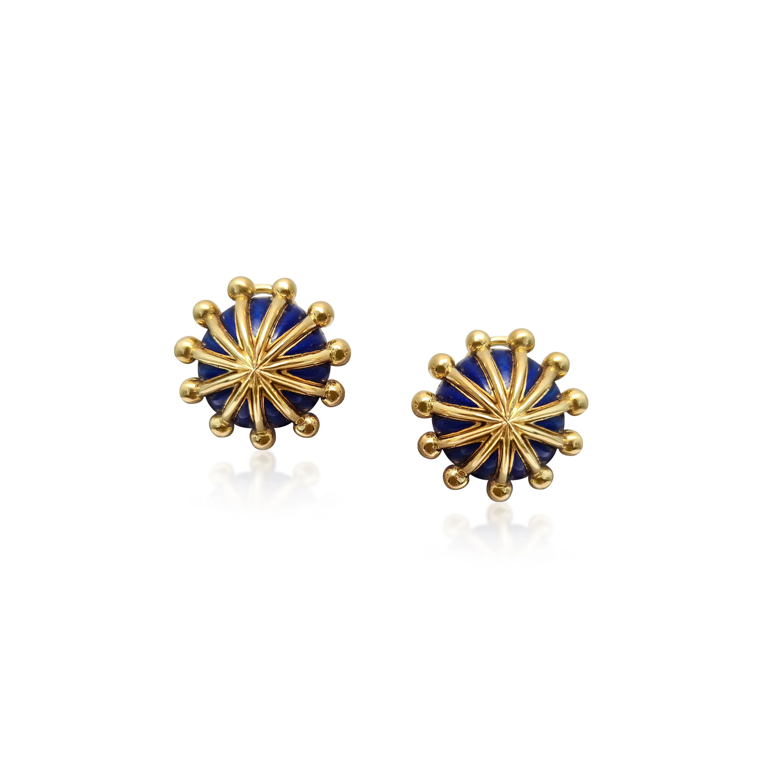 EA270:201207 A Pair of ENamel Earrings by Tiffany n Co.jpg
