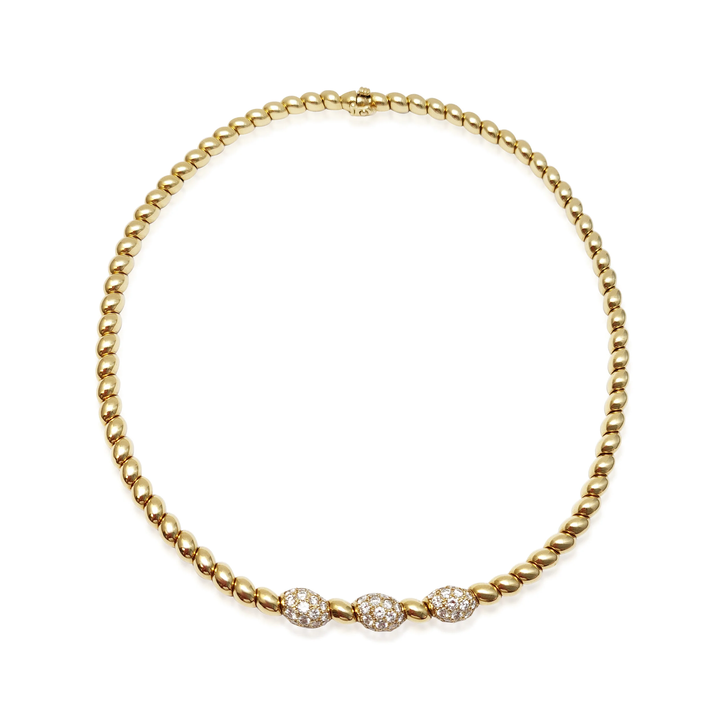 NK113:210318 18K Gold and Dia Necklace by VCA.jpg
