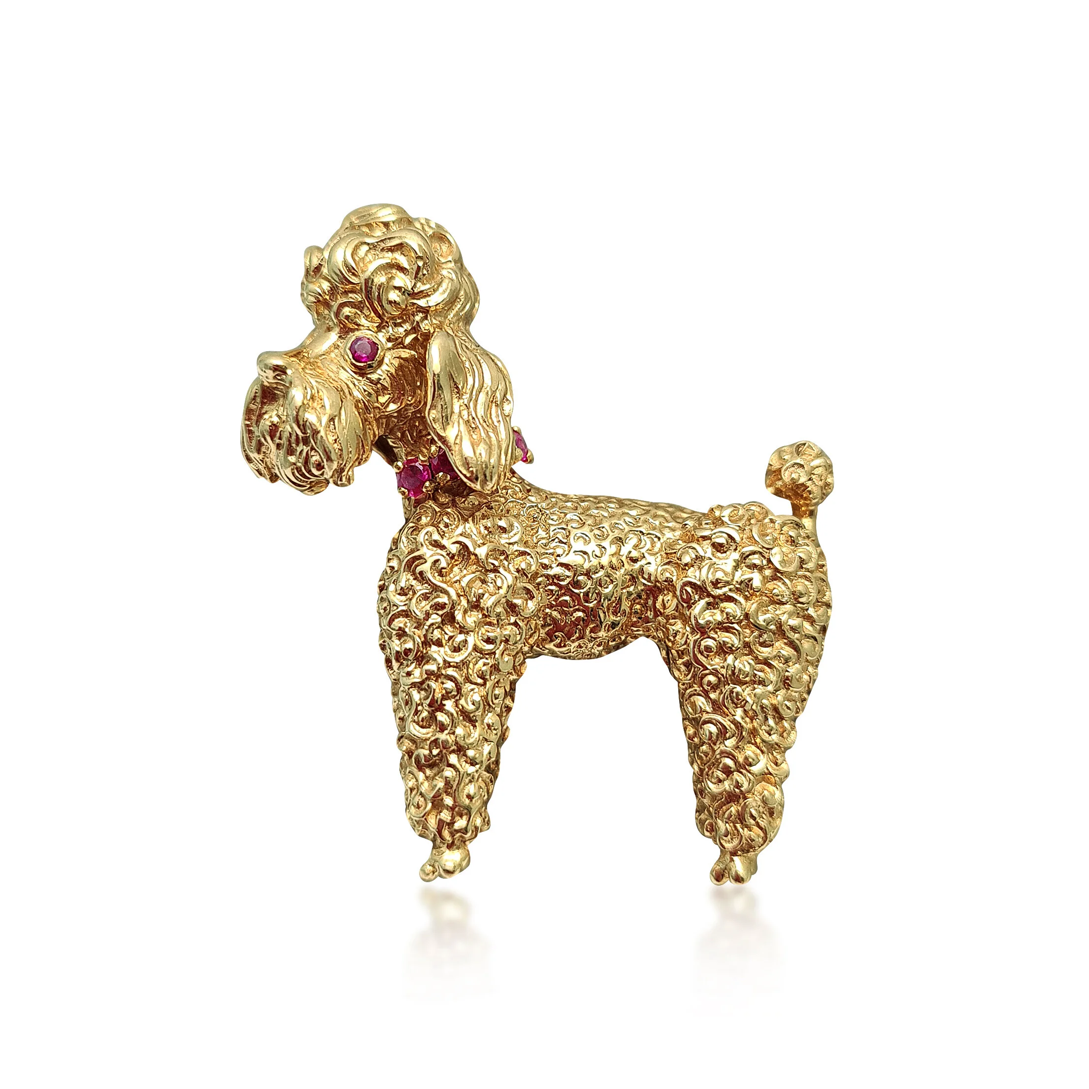 An 18K Gold Poodle Brooch by Van Cleef &amp; Arpels