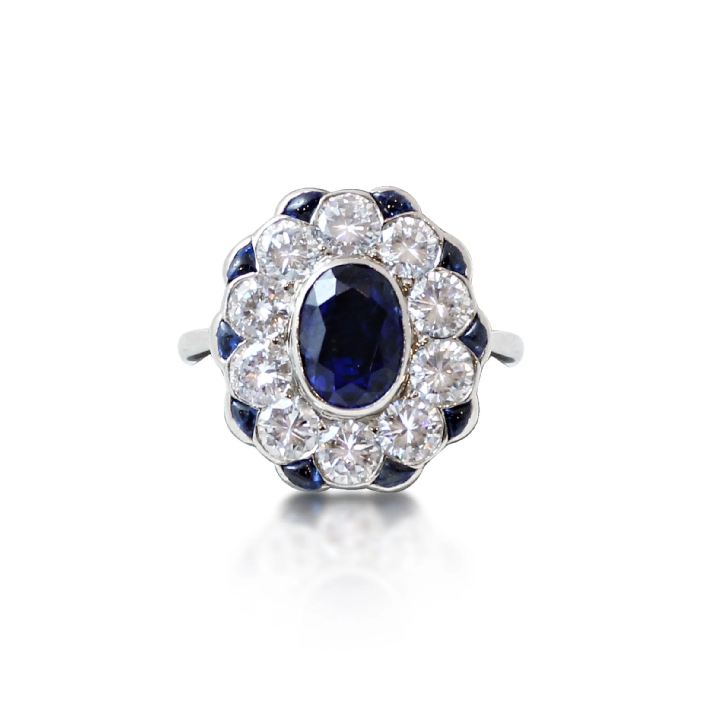 An Art Deco Sapphire And Diamond Ring, Signed Tiffany &amp; Co., Circa 1925