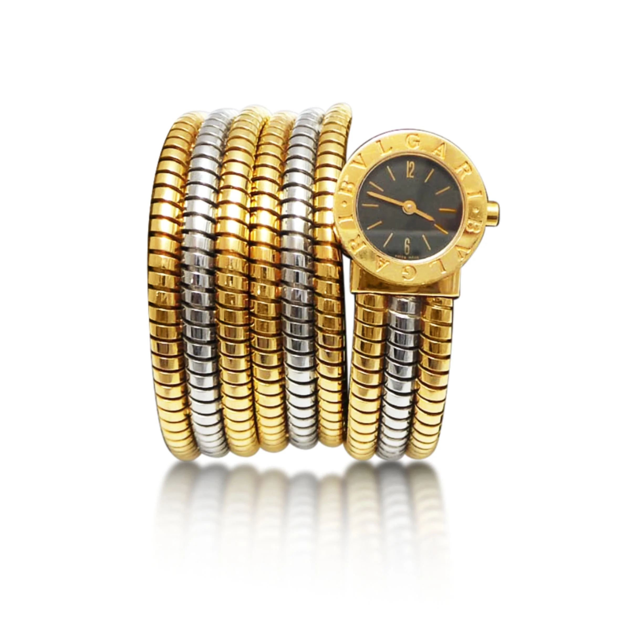 An 18K Yellow Gold"Monte Carlo" Watch, by Bulgari