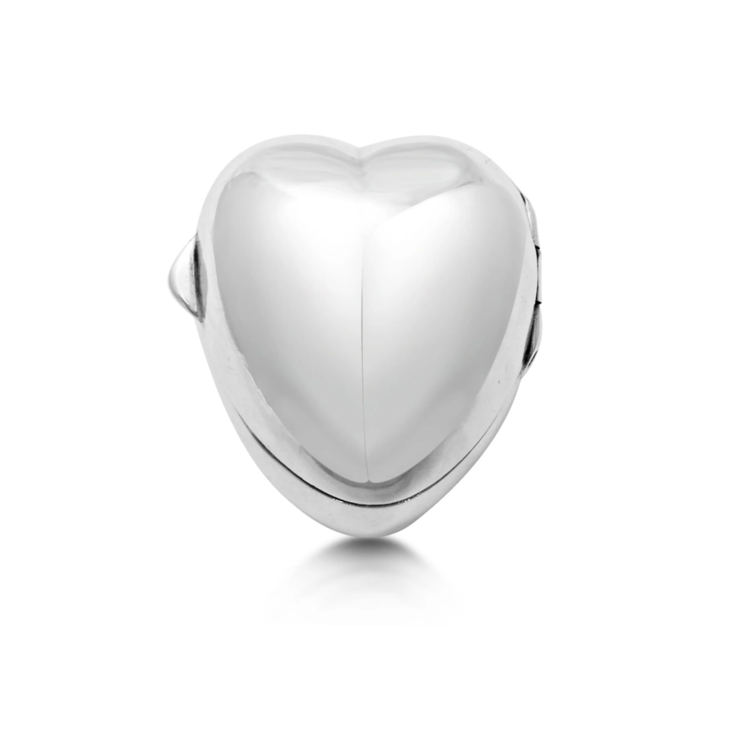 A STERLING SILVER HEART SHAPED BOX, BY TIFFANY &amp; CO.