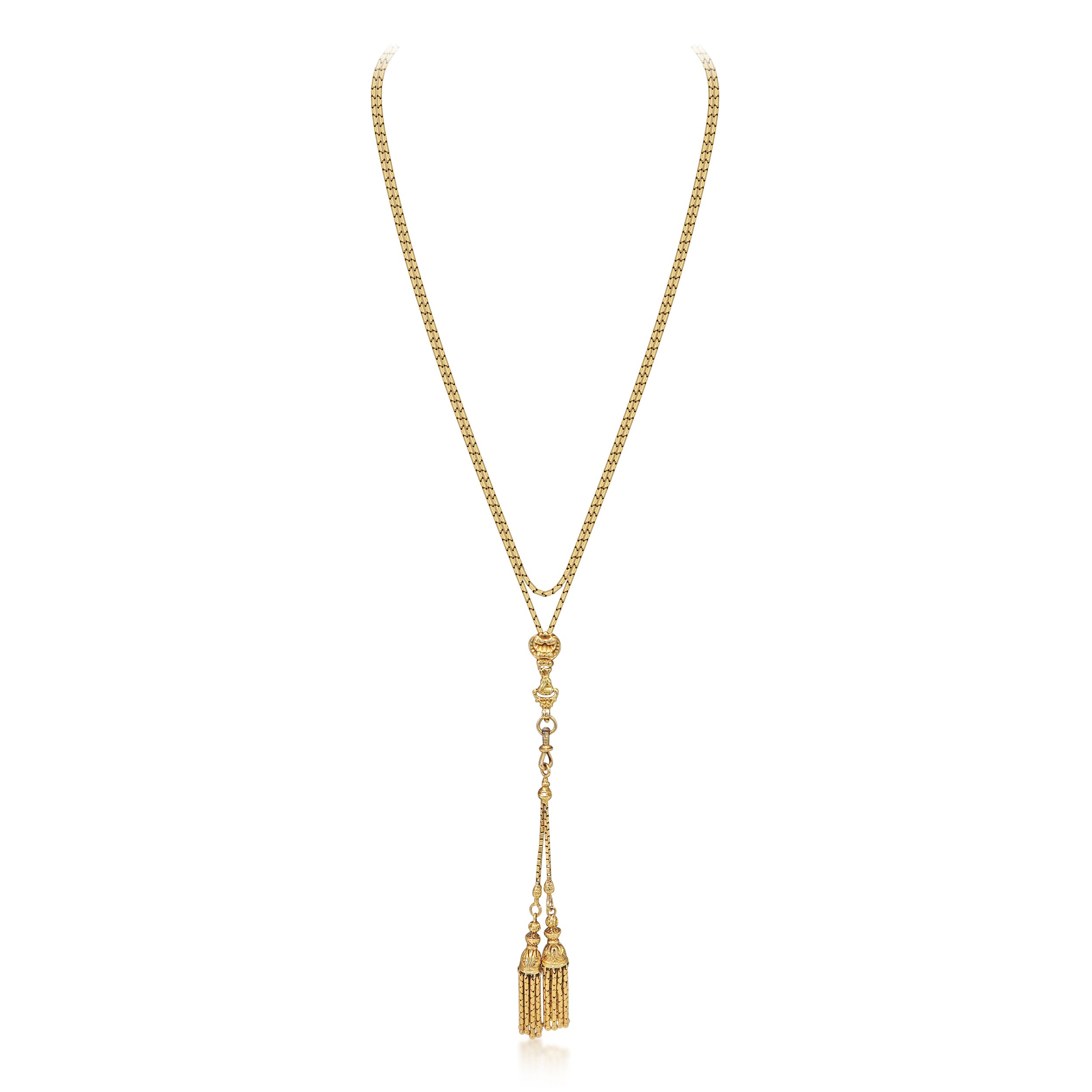 NK208:250227 A Double Tassel Gold Sautoir.jpg
