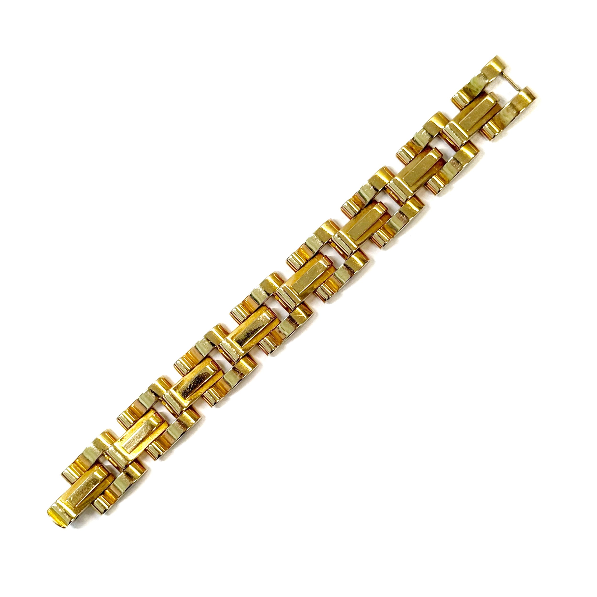 TN-PY1302:250318 An 18K Yellow Gold Retro Bracelet.jpg