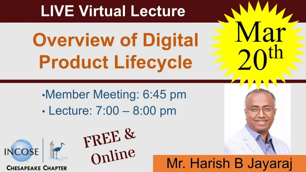 Overview of Digital Product Lifecycle — INCOSE Chesapeake Chapter
