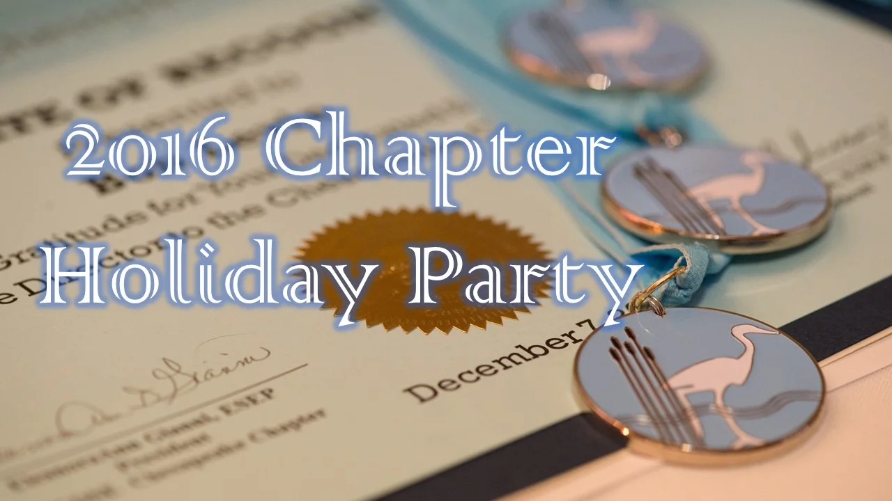 2016 Chapter Holiday Party and Awards Ceremony