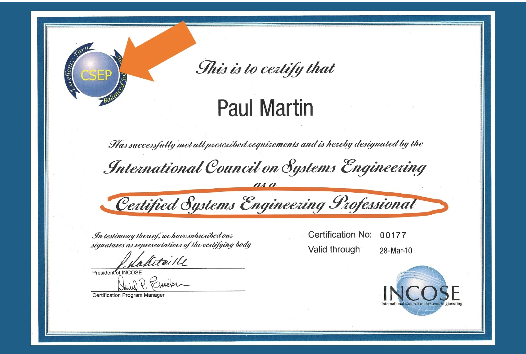 How I was able to become part of the exclusive CSEP club