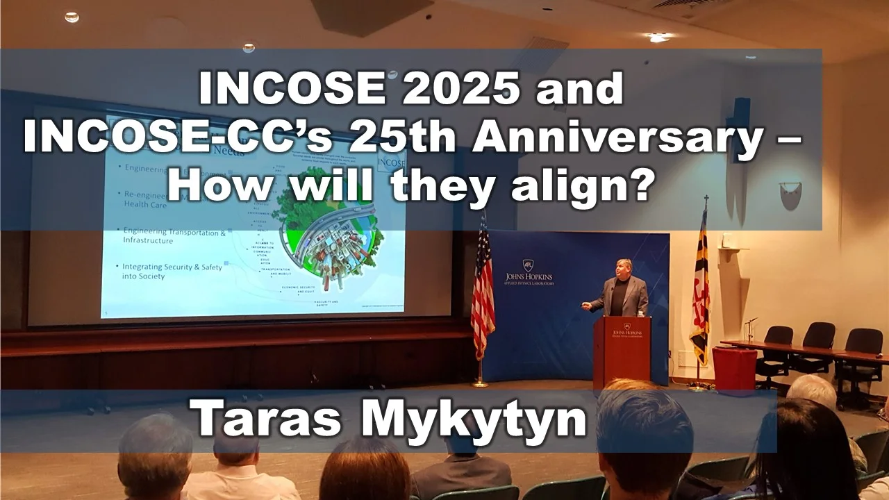 2019-01-16: INCOSE 2025 and INCOSE-CC’s 25th Anniversary – How will they align?