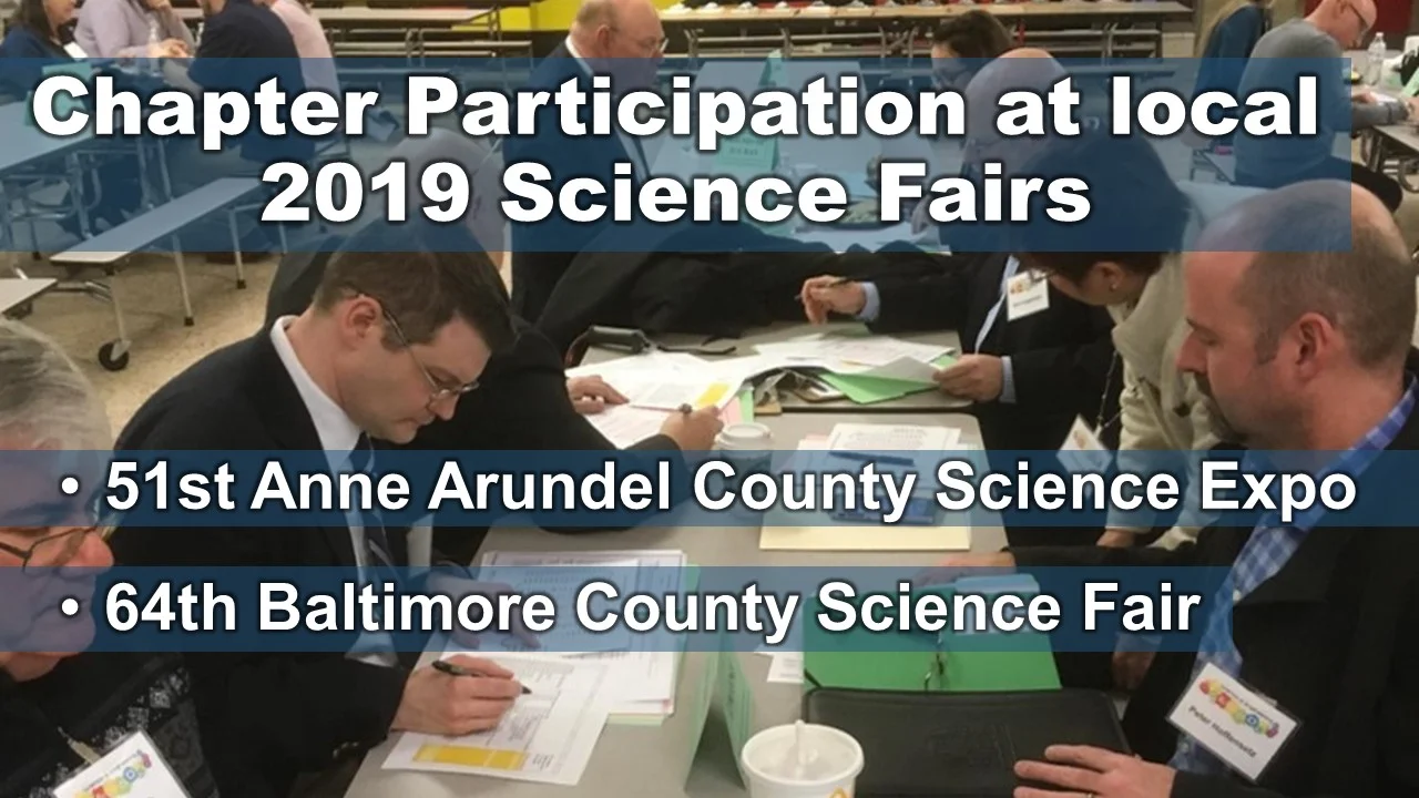 Chapter Participation at the 2019 Science Fairs