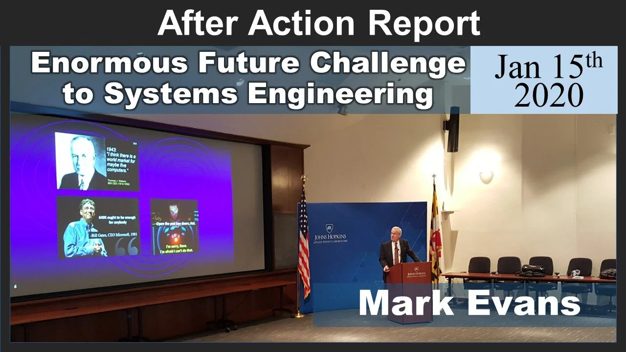 2020-01-15: The Enormous Future Challenge to Systems Engineering