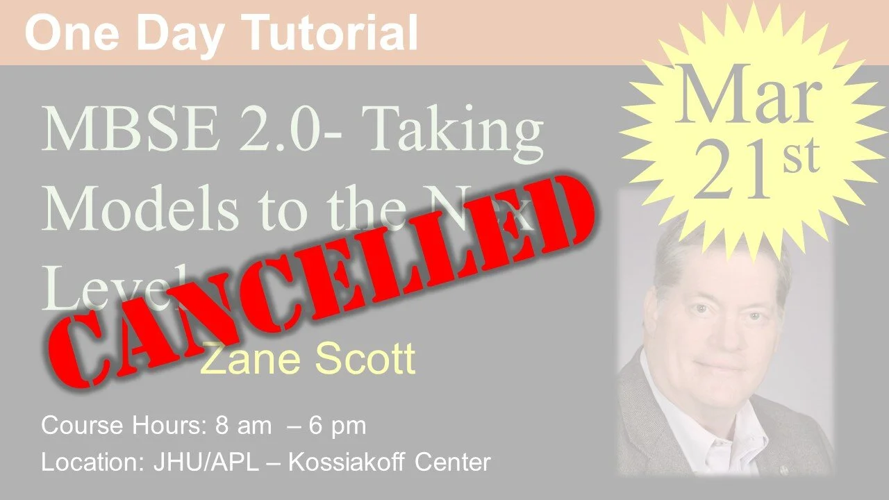 CANCELLED: MBSE 2.0- Taking Models to the Next Level