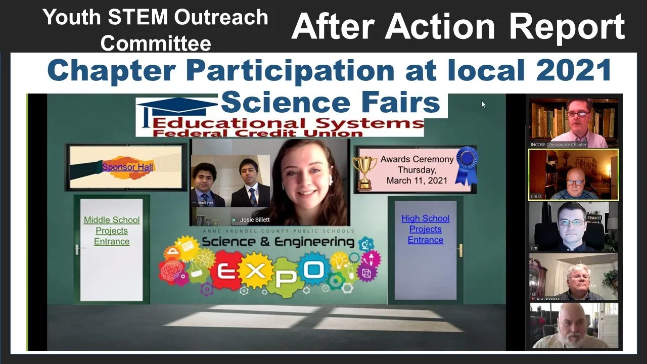 Chapter Youth Outreach Report: 2021 Science Fairs