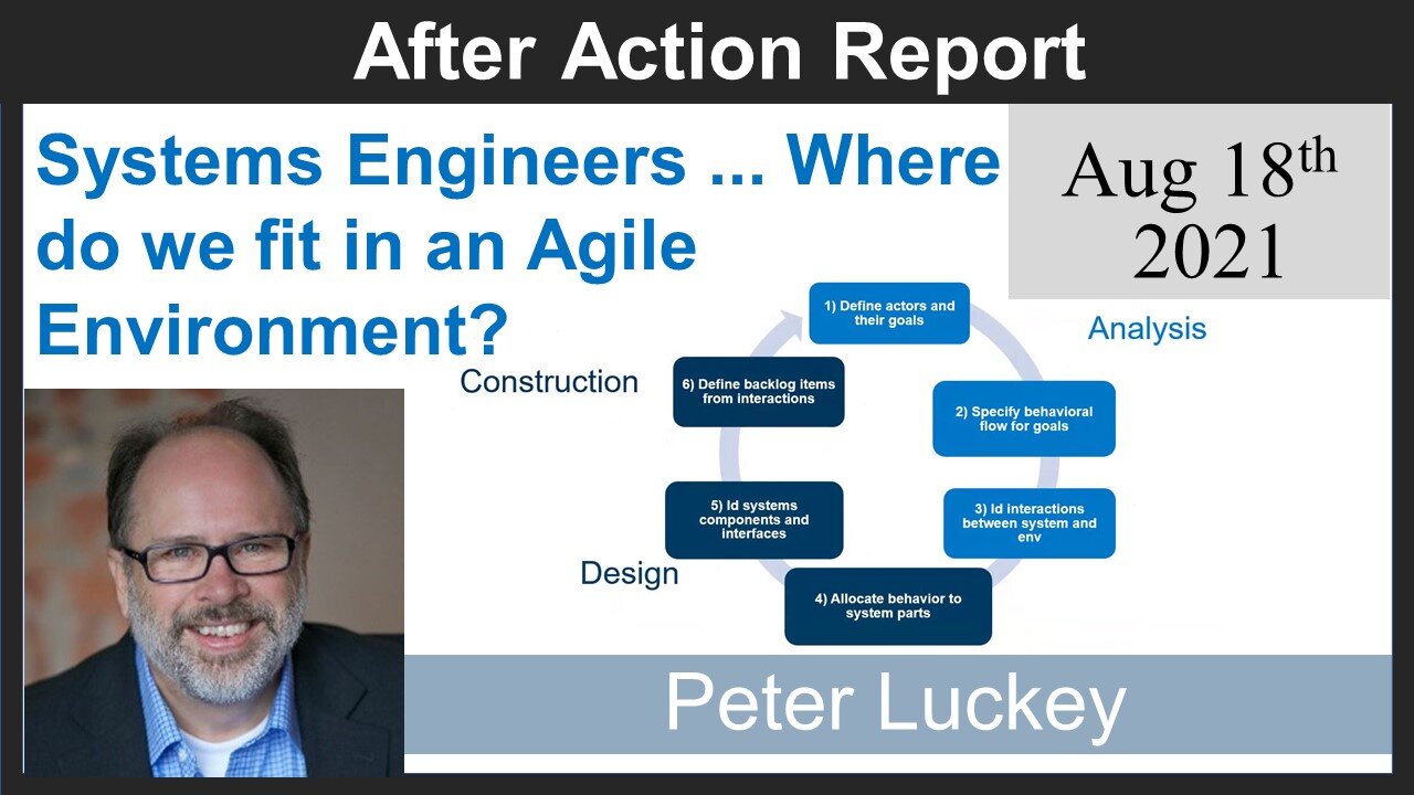 2021-08-18: Systems Engineers ... Where do we fit in an Agile Environment?(Luckey)